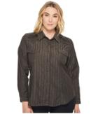 Roper Plus Size 1196 Tone On Tone Dobby