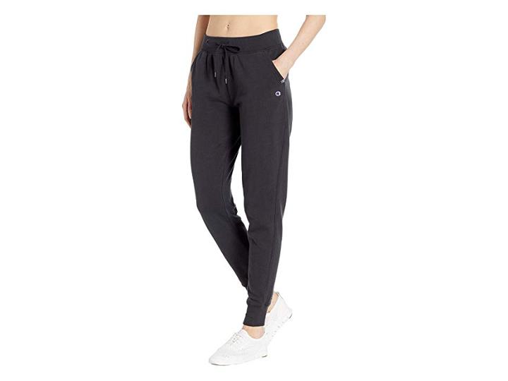 Champion Vintage Dye Fleece Jogger (black) Women's Casual Pants