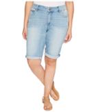 Lucky Brand Plus Size Ginger Bermuda Shorts In Withered (withered) Women's Shorts