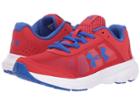 Under Armour Kids Ua Bps Rave 2 (little Kid) (red/white/team Royal) Boys Shoes