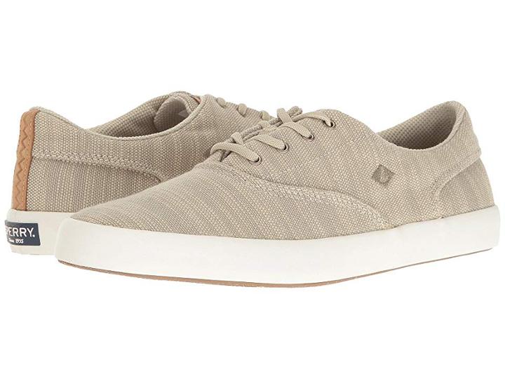 Sperry Wahoo Baja Cvo (cement) Men's Lace Up Casual Shoes
