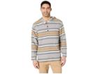 Pendleton Serape Stripe Popover Hoodie (grey Stripe) Men's Sweatshirt
