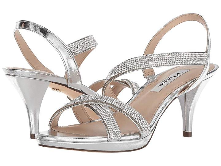 Nina Nizana (silver Metallic Foil) Women's 1-2 Inch Heel Shoes