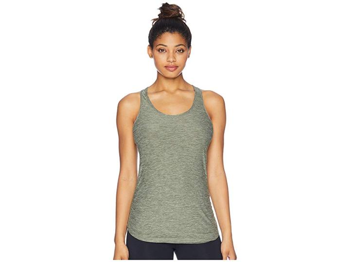 New Balance Perfect Tank Top (military Foliage Heather) Women's Sleeveless
