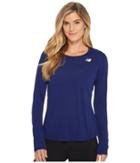New Balance Accelerate Long Sleeve (tempest) Women's Long Sleeve Pullover