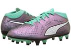 Puma Kids One 4 Il Synthetic Fg (little Kid/big Kid) (color Shift/biscay Green/puma White/puma Black) Kids Shoes