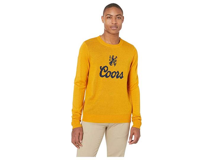 Brixton Hops Crew Sweater (gold) Men's Sweater