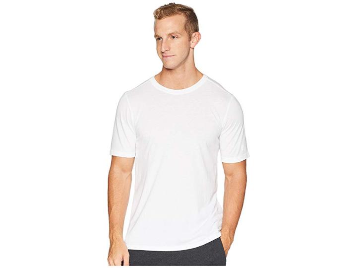 Asics Run Short Sleeve Top (brilliant White) Men's Workout