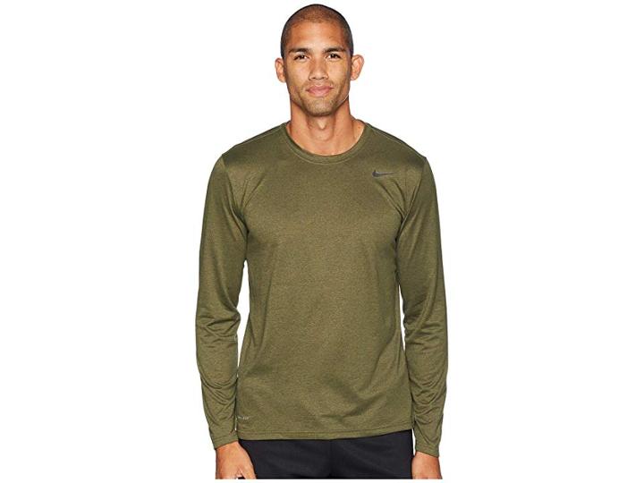 Nike Legend 2.0 Long Sleeve Tee (olive Canvas) Men's T Shirt
