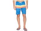 Brixton Barge Stripe Trunk (royal/red) Men's Swimwear