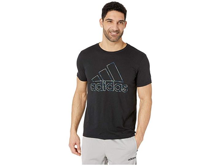 Adidas Badge Of Sport Coded Tee (black) Men's T Shirt