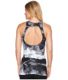 New Balance Printed Open Back Tank Top (velocity Multi Print) Women's Sleeveless
