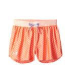 Under Armour Kids Printed Play Up Shorts (big Kids) (london Orange/playful Peach) Girl's Shorts