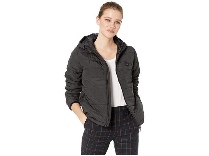 Billabong Transport Adiv Puff Jacket (black) Women's Coat