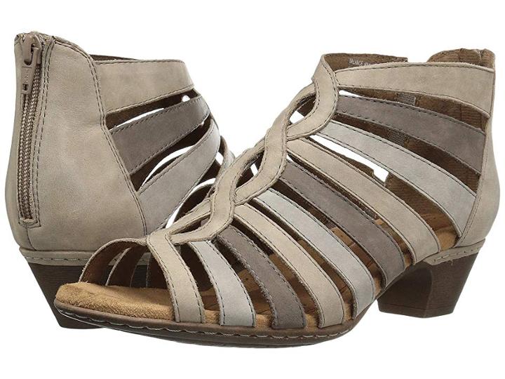 Rockport Cobb Hill Collection Cobb Hill Abbott Gladiator (light Khaki Nubuck) Women's Shoes