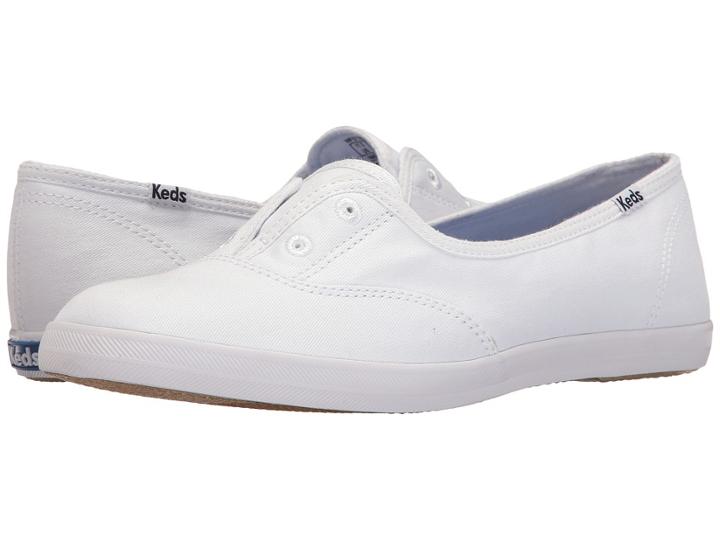 Keds Chillax Mini Seasonal Solid (white) Women's Flat Shoes