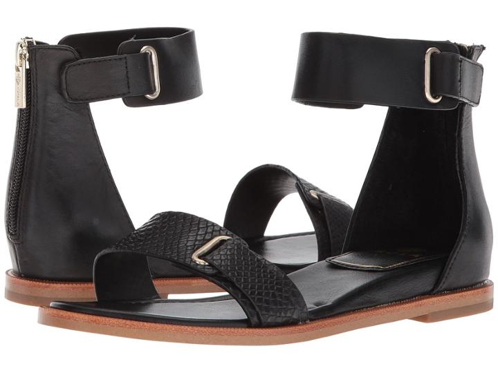 Isola Savina (black Vienna Snake/m-vege) Women's Dress Sandals
