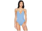 L*space Crossroads Texture Blair One-piece (ocean) Women's Swimsuits One Piece