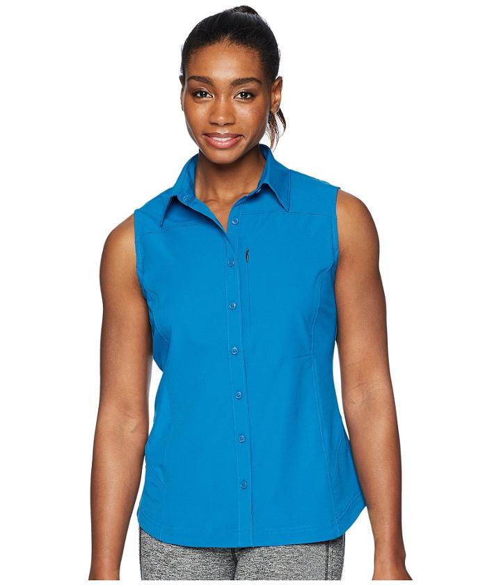 Columbia Silver Ridgetm Ii Sleeveless Shirt (jewel) Women's Sleeveless