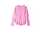 Under Armour Kids Finale Long Sleeve (big Kids) (fluo Fuchsia Light Heather/techno Teal) Girl's Clothing