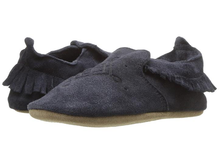 Bobux Kids Soft Sole Moccasin (infant) (navy) Kid's Shoes