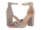 Jewel Badgley Mischka Milagross (grey Suede) Women's Shoes