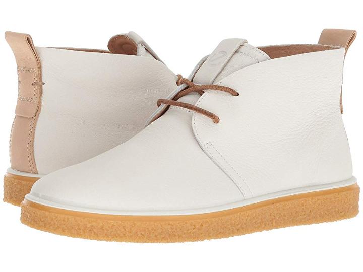 Ecco Crepetray Bootie (white/powder) Women's Boots
