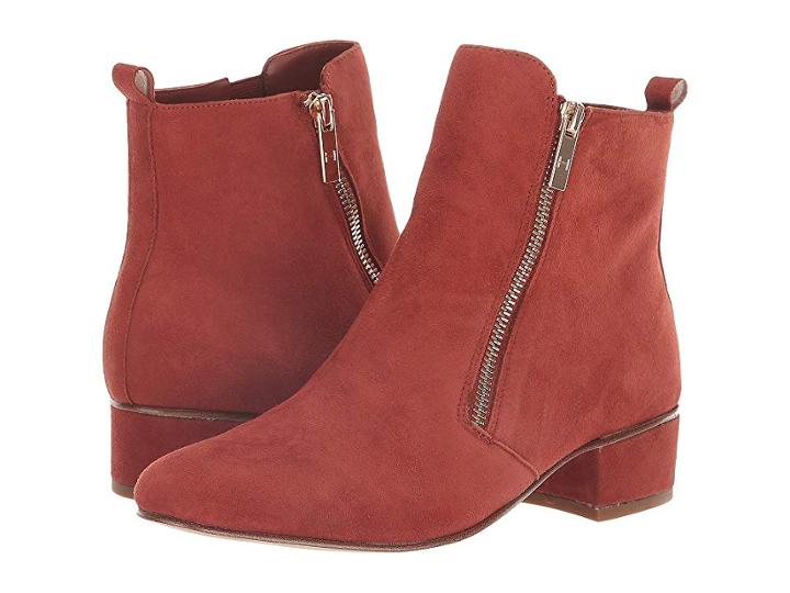 Halston Heritage Alyson Bootie (copper Suede) Women's Boots