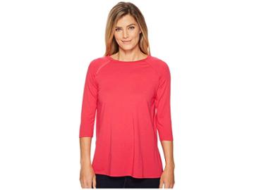 Care+wear Chest Access Shirt (berry Pink) Women's T Shirt