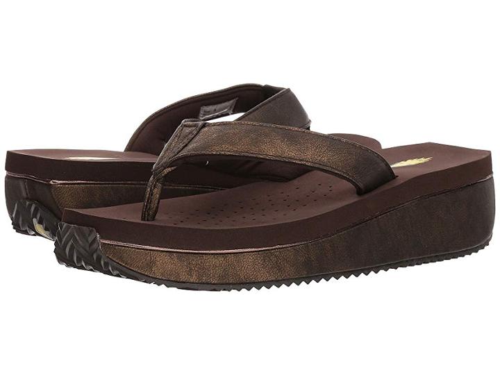 Volatile Elspet (antique Bronze) Women's Wedge Shoes