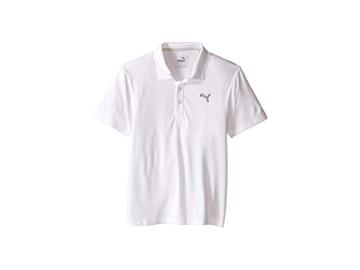 Puma Golf Kids Essential Pounce Polo Jr (big Kids) (bright White) Boy's Clothing