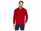 Polo Ralph Lauren Washable Cashmere 1/2 Zip Sweater (carriage Red) Men's Sweater