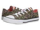 Converse Kids Chuck Taylor All Star Ox (little Kid/big Kid) (surplus/crimson Pulse/white) Girl's Shoes