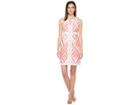 Taylor Cotton Jacquard Dress (flamingo) Women's Dress