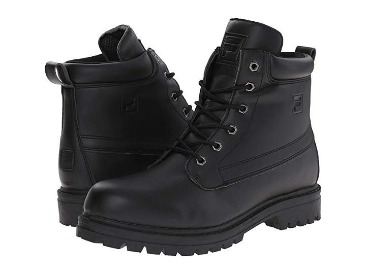 Fila Edgewater 12 (black/black 1) Men's Lace-up Boots