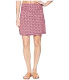 White Sierra Tangier Odor Free Printed Skirt (watermelon) Women's Skirt