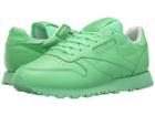 Reebok Classic Leather Pastels (mint Green/white) Women's Shoes