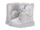 Ugg Kids Gita Metallic (toddler/little Kid) (silver) Girls Shoes