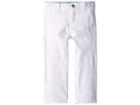 Janie And Jack Stretch Twill Pants (toddler/little Kids/big Kids) (white) Boy's Casual Pants