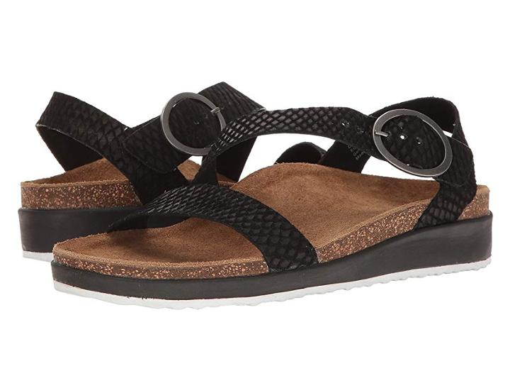 Aetrex Adrianna (black) Women's Sandals