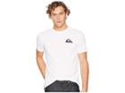 Quiksilver Waterman Nicest Way To Fish Short Sleeve Tee (white) Men's T Shirt