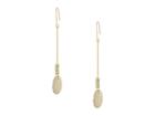 French Connection Disc Stick Linear Earrings (gold) Earring