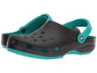 Crocs Classic Carbon Graphic Clog (tropical Teal) Shoes