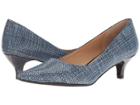 Trotters Paulina (navy/white) Women's 1-2 Inch Heel Shoes
