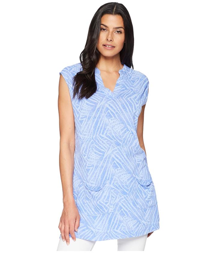 Fresh Produce Ocean Tide Vintage Tunic (peri Blue) Women's Clothing