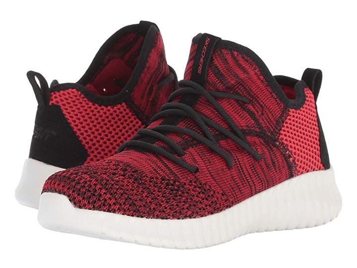 Skechers Kids Elite Flex 97892l (little Kid/big Kid) (red/black) Boy's Shoes
