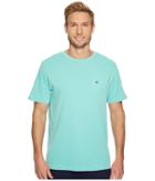 Vineyard Vines Short Sleeve Dockside Jersey Tee (capri Blue) Men's T Shirt