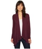 B Collection By Bobeau Amie Cardigan (berry) Women's Sweater