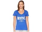 Champion College Memphis Tigers University V-neck Tee (royal) Women's T Shirt