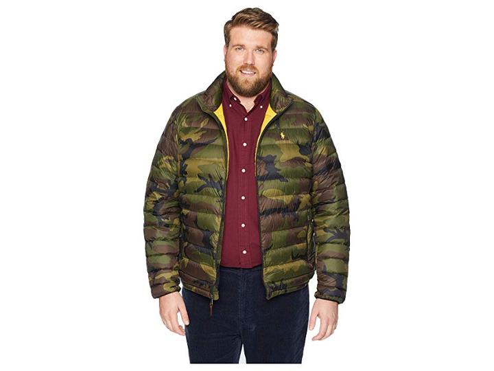 Polo Ralph Lauren Big Tall Lightweight Packable Jacket (vintage Surplus Camo) Men's Coat